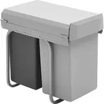 WESCO Einbau-Abfalleimer Double-Boy 2x15ltr. silberfarben - Silber