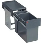HAILO 3666111 TANDEM Abfallsorter 31 (24+7) Liter ab 30 cm Schrankbreite /