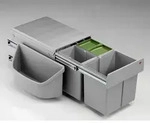 Abfallsorter CORNER BOY 3 f&uuml;r Diagonaleckschr&auml;nke / Wesco 782653-11 / Abfallsammler