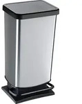 Rotho Abfalleimer 40 L Paso - Treteimer Geruchsdicht - Abfallbeh&auml;lter 35,3 x 29,5 x