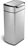 simplehuman 30 Liter rechteckiger touch-bar Abfalleimer, fingerabdrucksicherer