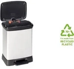 Curver Deco Bins Deco, 28 l, Rechteckig, Kunststoff, Schwarz, Grau, Kunststoff,