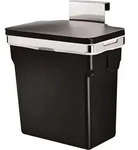 simplehuman Schrank Abfalleimer, strapazierf&auml;higer Stahlrahmen - 9,5x9,5x62 cm;
