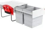HAILO 3641221 Abfallsorter 40 (2x20) Liter RAUMSPAR TANDEM COMFORT 20/20/KS ab 40 cm