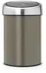 Brabantia Touch Bin 3 L Platinum, 364464 - Silber