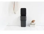 Brabantia - Abfallbeh&auml;lter 'Sort & Go', 12 L,Farbe:grau, 109805 - Grau