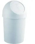 Abfallbeh&auml;lter H375x&Oslash;214mm 6l lichtgrau HELIT - Grau