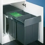 Naber Trio Maxi 40 DT. Abfallsammler, anthrazit. - M&uuml;lleimer - Grau
