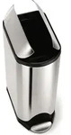 simplehuman 45 Liter schmetterling Treteimer, fingerabdrucksicherer geb&uuml;rsteter