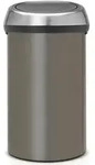 Brabantia 402463, 60 l, Rund, Metall, Kunststoff, Silber, Manuell, Metall - Silber