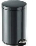 DURABLE Treteimer Metall 12L rund, 341158 anthrazit - Grau