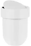 TOUCH M&uuml;lleimer mit Deckel, wei&szlig;, 6L, mattes Design - Wei&szlig;