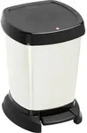 Rotho Abfalleimer 6 L Paso - Tritteimer 24,8 x 18,1 x 33,0 cm - M&uuml;lleimer Kunststoff