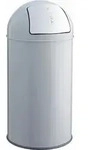 Abfallsammler &Oslash;360xH745mm 50l mittelgrau HELIT - Grau