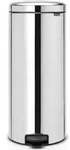 Brabantia Pedal Bin newIcon, 30 cm, 300 mm, 340 mm, 675 mm, 3,71 kg, 330 mm - Silber