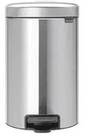 Brabantia 112041, 12 l, Rund, Edelstahl, Kunststoff, Terrasse, 24 cm - Silber