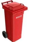 80 Liter Sulo M&uuml;lltonne, M&uuml;lleimer, Abfalltonne, Gro&szlig;m&uuml;llbeh&auml;lter rot (80 Sulo