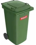 M&uuml;llgro&szlig;beh&auml;lter 240l HDPE blau fahrbar,n.EN 840 SULO - Blau