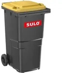 M&uuml;lltonne 240 Liter SULO CITYBAC CLASSIC Grau mit Gelbem Deckel | Der Standard 