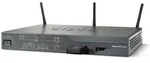 Cisco 881, Ethernet-WAN, Schnelles Ethernet, Schwarz - Schwarz