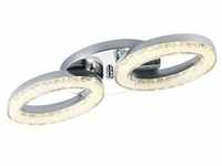 14 W LED Deckenleuchte mit 2 Ringen für Ihren Flur ELEKTRA