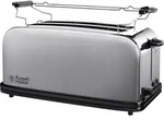 RUSSELL HOBBS - Toaster Oxford Long Slot 4S - 2361056 - Schwarz/Silber