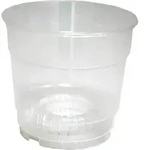 Kulturtopf f&uuml;r Orchideen tranparent &Oslash; 12,00 cm H 11,50 cm - Transparent
