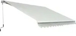 Outsunny Markise Alu-Markise Gelenkarmmarkise Markise 3,95 m Sonnenschutz Beige -