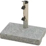 SIENA GARDEN Granitst&auml;nder Balkon 25 kg eckig - Grau/Silber