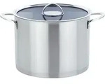 GSW Alleskocher Elegance 26cm, Edelstahl rostfrei 18/8, Glas, Alleskocher mit