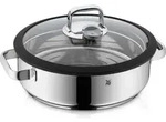 WMF Vitalis Dampfgarer mit Glasdeckel 28cm - Silber