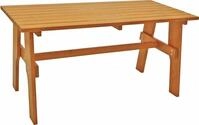 DEGAMO Gartentisch Esstisch Holztisch FREITAL 72x150cm, Kiefer massiv hellbraun