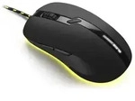 Sharkoon Shark Zone M52 - rechts - Laser - USB - 8200 DPI - Schwarz - Schwarz