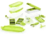 Genius Nicer Dicer Plus (18 Teile) Multischneider zum Schneiden von Gem&uuml;se 