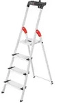 Hailo L80 ComfortLine Alu-Sicherheits-Stehleiter - klappbare Leiter mit 4 XXL...