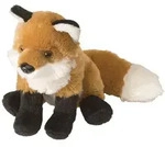 Wild Republic Fuchs Plusch Pluschtier - 29 cm - rot/schwarz