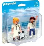 PLAYMOBIL 9216 - Duo Pack Stewardess und Offizier - Bunt