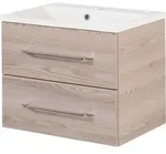 FACKELMANN Waschtischunterschrank inkl. Gussbecken B.CLEVER / Soft-Close-System...