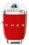 Smeg CJF01 Zitruspresse, 70 Watt, Edelstahlgeh&auml;use - Rot