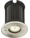 Globo Lighting Au&szlig;enleuchte Edelstahl, 1x GU10 - Silber
