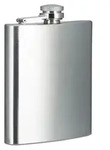 Relaxdays Flachmann 200 ml, Edelstahl, 7 oz, Taschenflachmann mit...