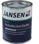 Jansen ISO-HDF Holzdeckenfarbe 2,5 Liter seidengl&auml;nzend - Schwarz