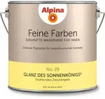 Alpina Feine Farben No.29 Glanz des Sonnenk&ouml;nigs Wandfarbe Zitronengelb 2.5l -...