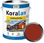 Koralan Au&szlig;enfarbe 2,5 liter Eimer Schwedenrot - Braun