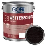 GORI 99 Wetterschutz Holzfarbe 5 Liter SCHOKOLADENBRAUN Holzfassadenfarbe