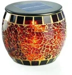 Esotec 102066 Design Solar Mosaikleuchte BRILLIANT warmweiss - Wei&szlig;