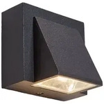 Lucande LED-Au&szlig;enwandleuchte Marik, anthrazit, Metall, IP54 - Schwarz