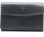 Esquire Leder Geldb&ouml;rse Logo Small Wallet Black schwarz - Schwarz