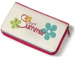 Nici Geldbeutel Sommer 2014 Pl&uuml;sch/Nylon 16x9,5cm 36623