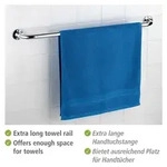WENKO Handtuch Badetuch Halter Edelstahl Stange Ablage Badezimmer Dusche G&auml;steWC -